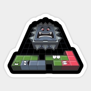 Thwomptris Sticker